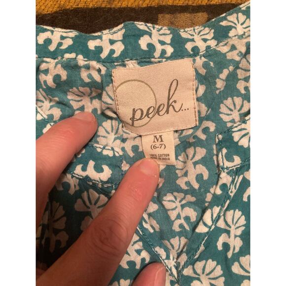 LOT Girls Sz 6-7 S ~ Long Sleeve Print Blouse & Jeans ~ Boho Girl Fall Outfit - Picture 4 of 7